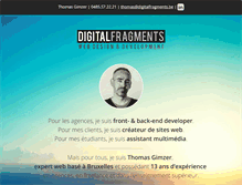 Tablet Screenshot of digitalfragments.be